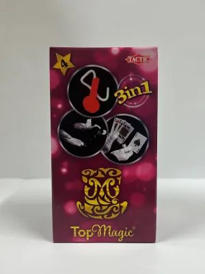 Tactic Top Magic #4 3-In-1 Amazing Tricks For Kids(Pink Box)