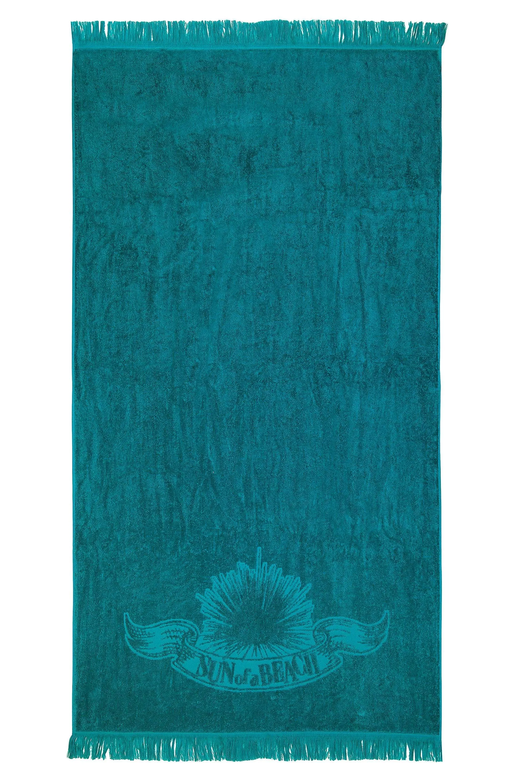 Teal | Monochrome Beach Towel