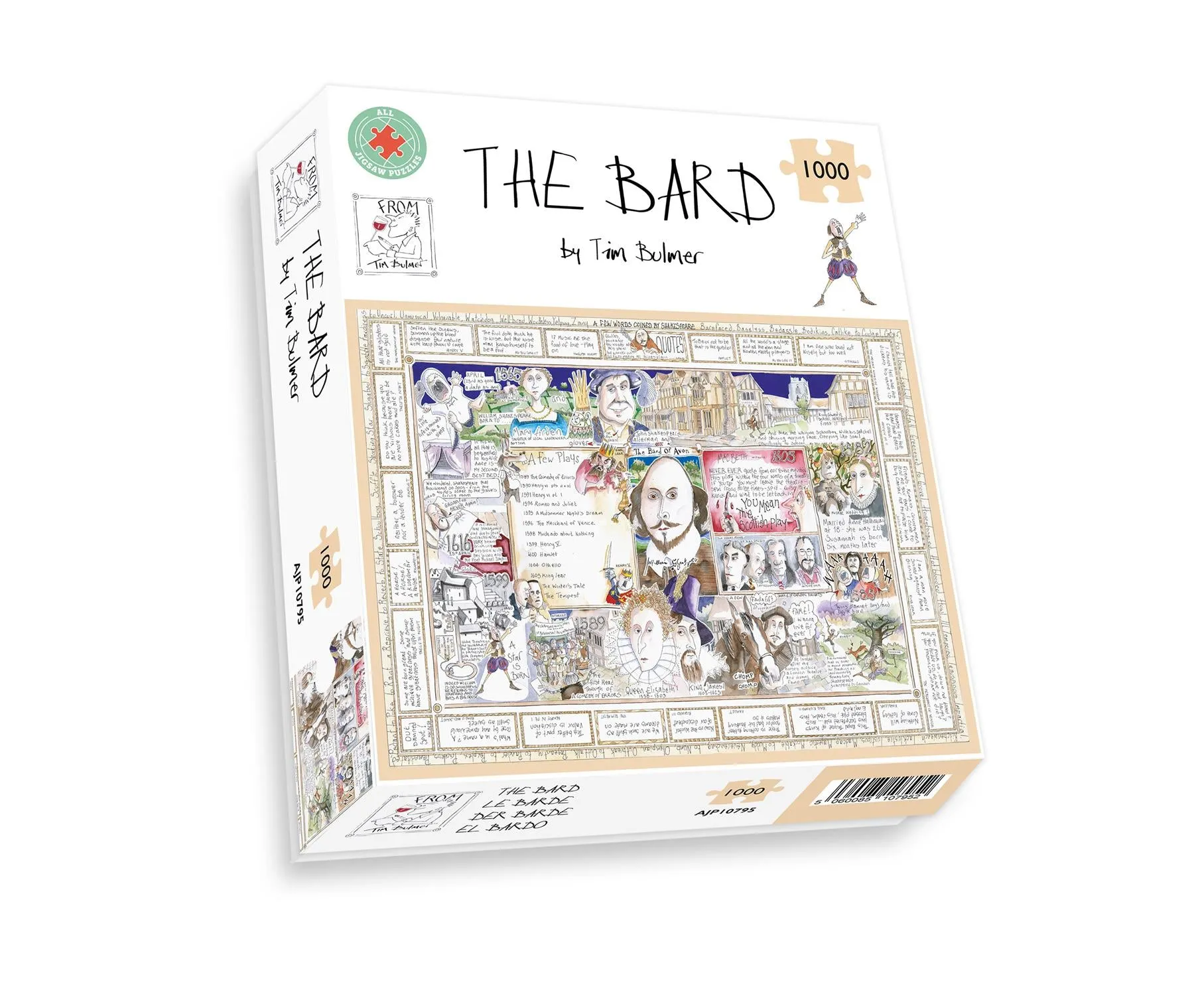 The Bard - Tim Bulmer 1000 Piece Jigsaw Puzzle