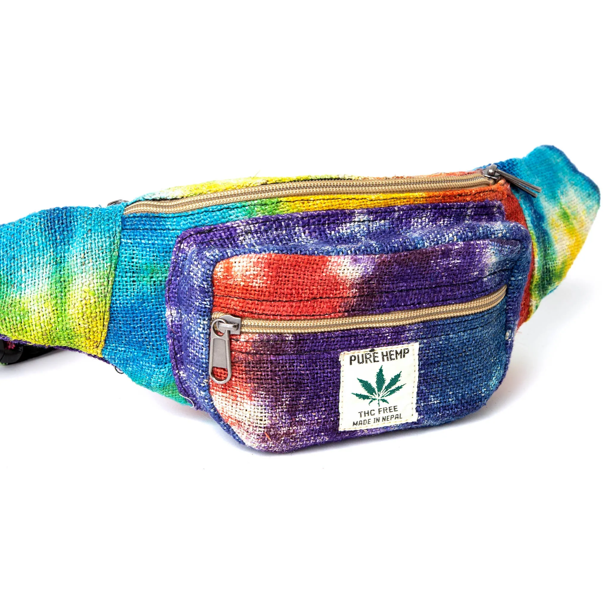 Tie Dye Hemp Belt Bag