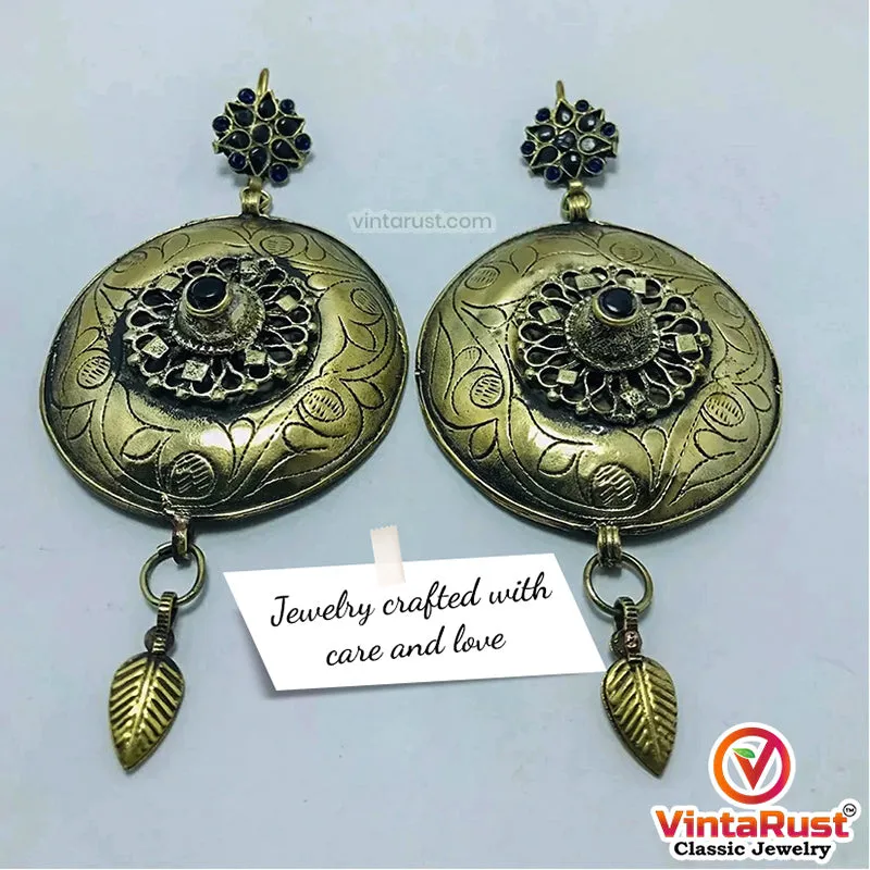 Turkmen Vintage Massive Dangle Earrings