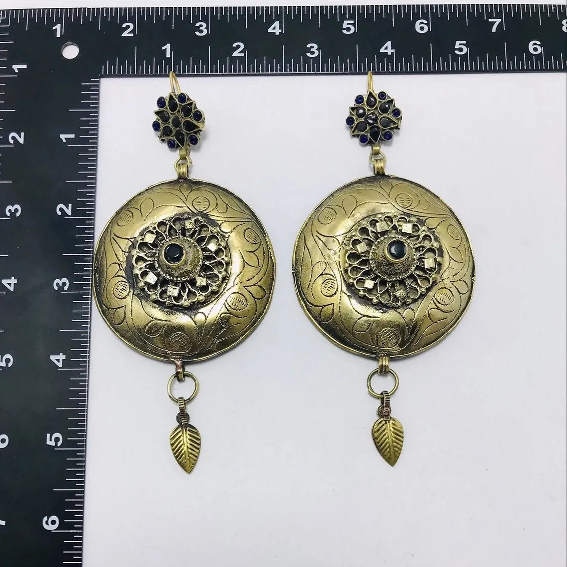 Turkmen Vintage Massive Dangle Earrings