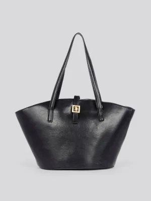 U.S. Polo Assn. Womens Caring Shopping Bag in Black