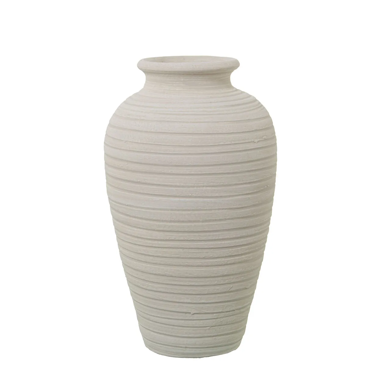 Vase Alexandra House Living White Ceramic 20 x 20 x 36 cm