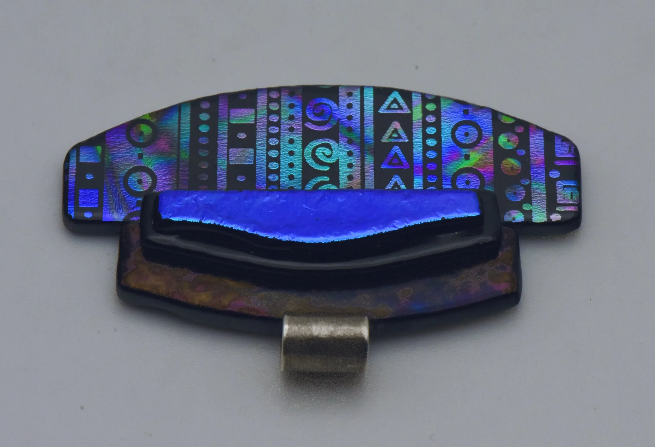 Vintage Dichroic Glass Modern Design Pendant