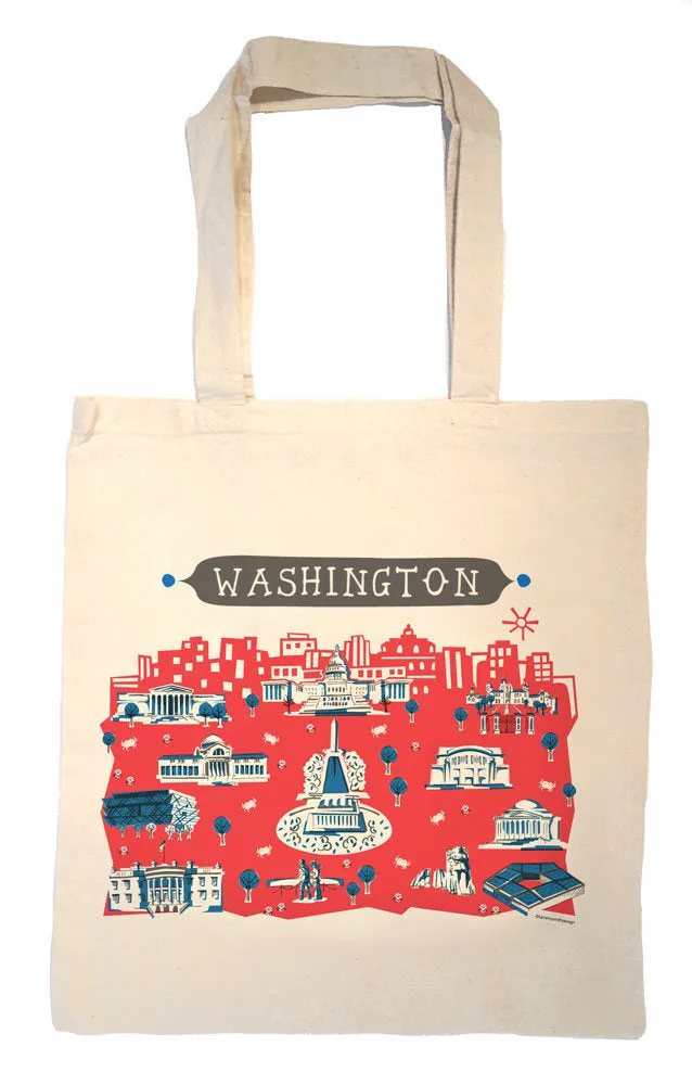 Washington DC Tote Bag-Wedding Welcome Tote