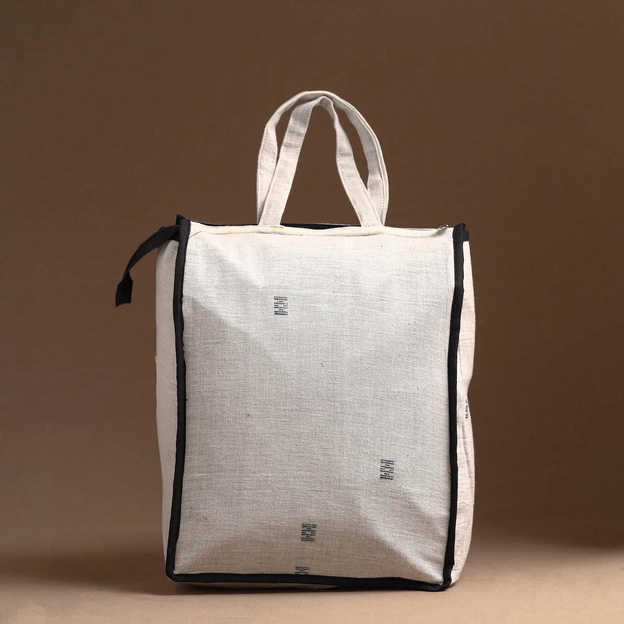 White - Handcrafted Cotton Shopping Bag 23