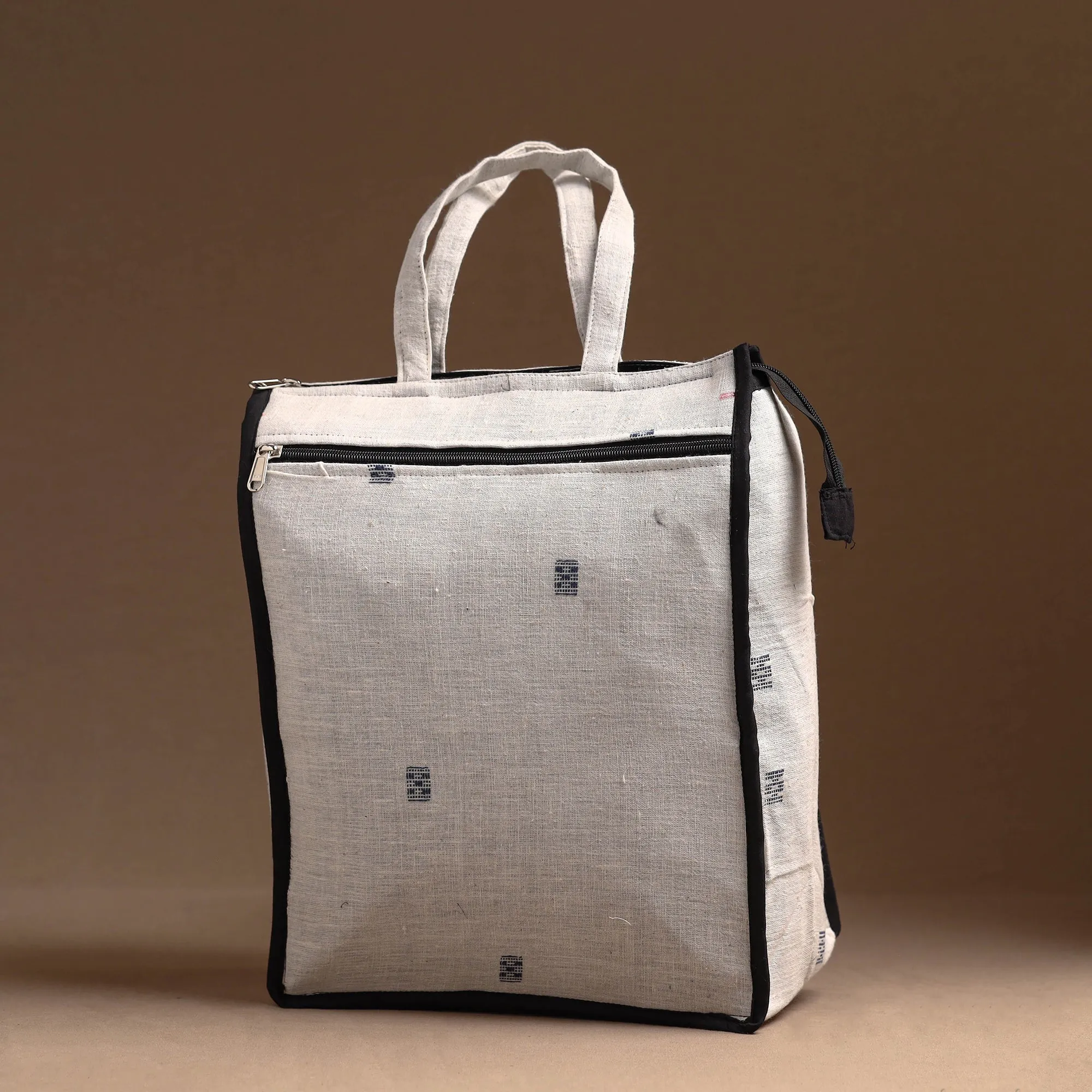 White - Handcrafted Cotton Shopping Bag 23