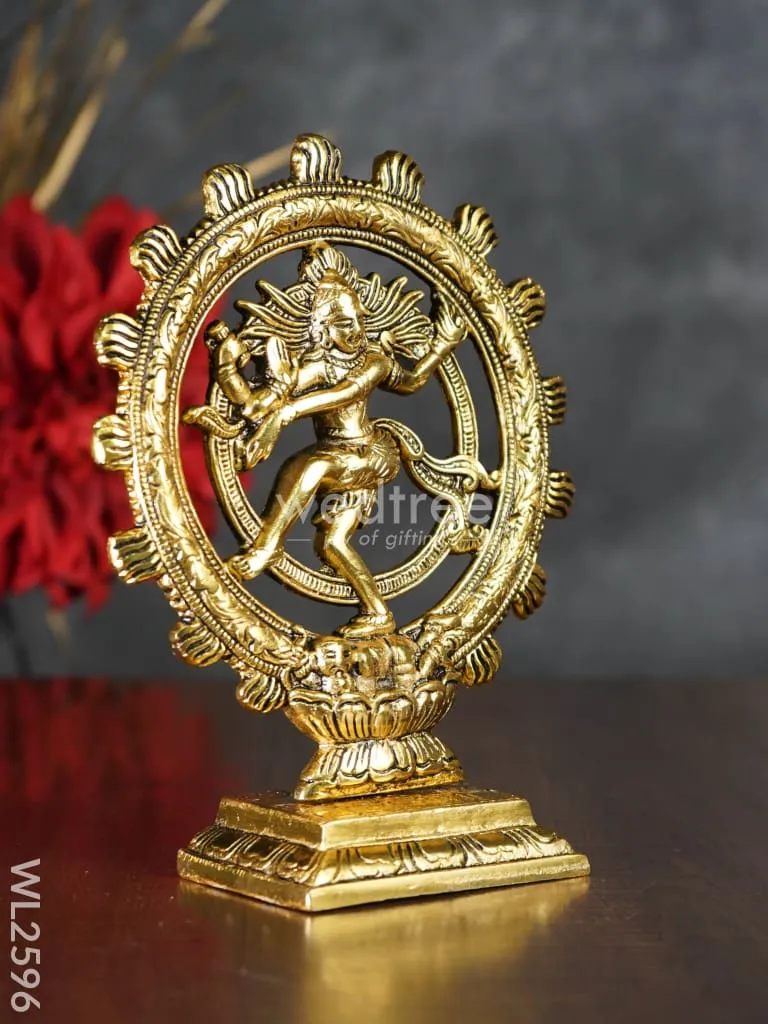 White Metal Lord Natraja - 8 inch - WL2596