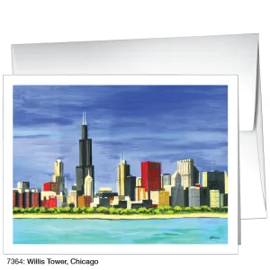 Willis Tower, Chicago, Greeting Card (7364)