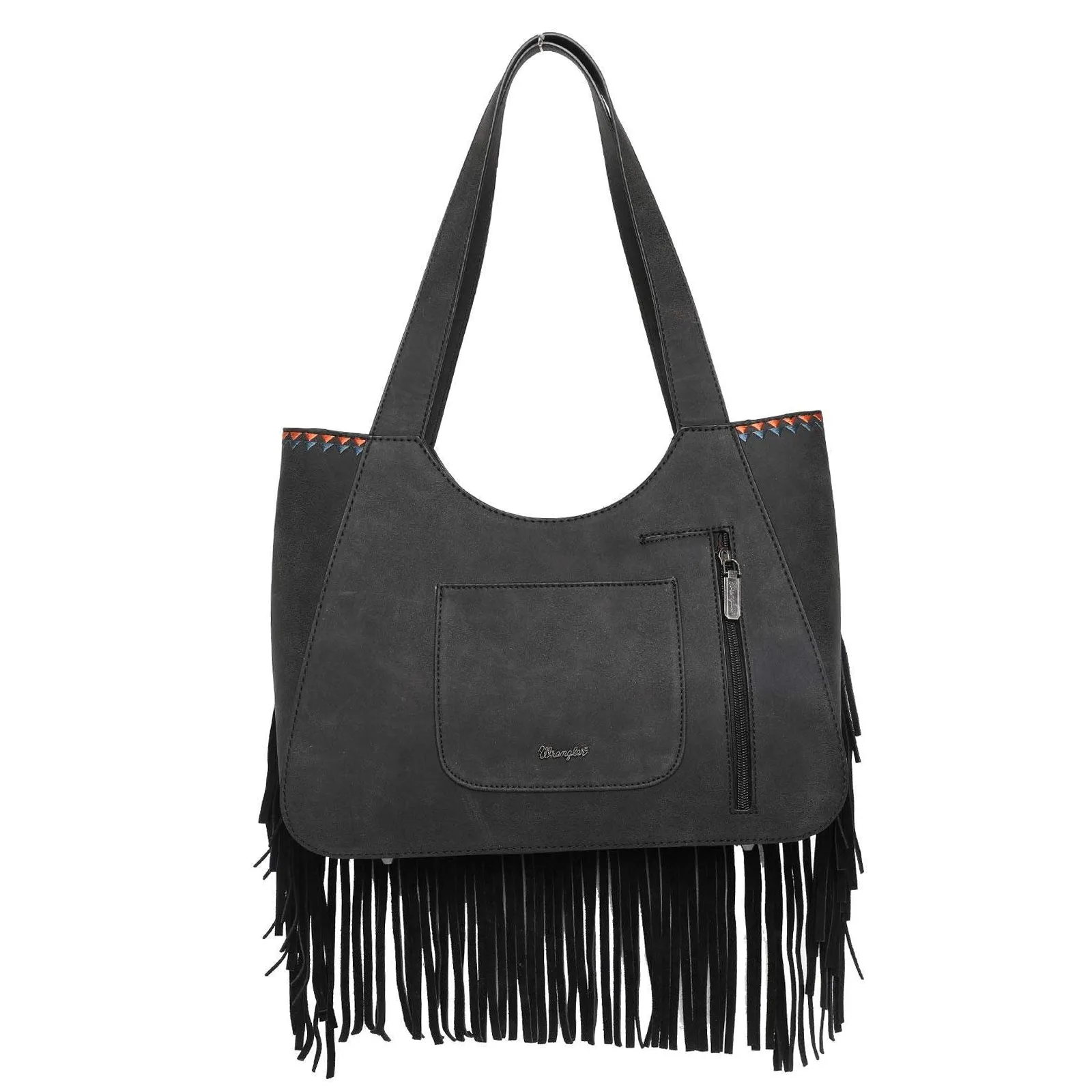 Wrangler Embroidered Fringe Collection Concealed Carry Tote