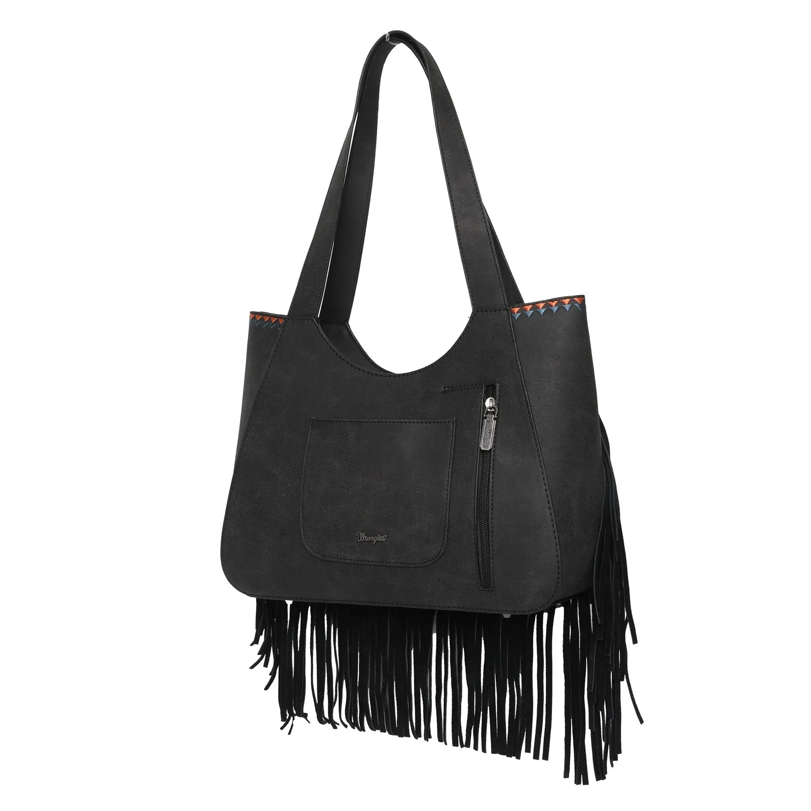 Wrangler Embroidered Fringe Collection Concealed Carry Tote