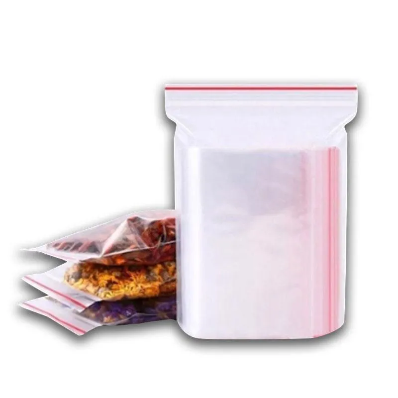 Zip Lock Bags Resealable 10x11cm 40mic 100pack